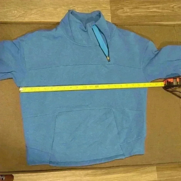 The North Face quarter zip sweatshirt, blue large - Picture 10 of 12